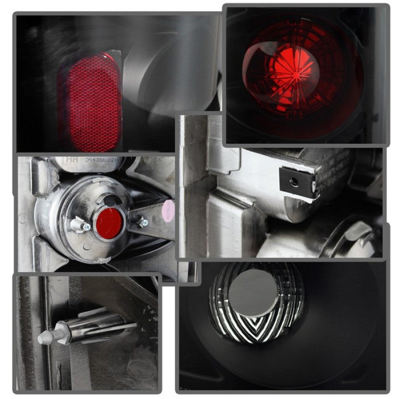 SPYDER 5078100 - Spyder Dodge Ram 02-06 1500/Ram 2500/3500 03-06 Euro Style Tail Lights Black Smoke ALT-YD-DRAM02-BSM