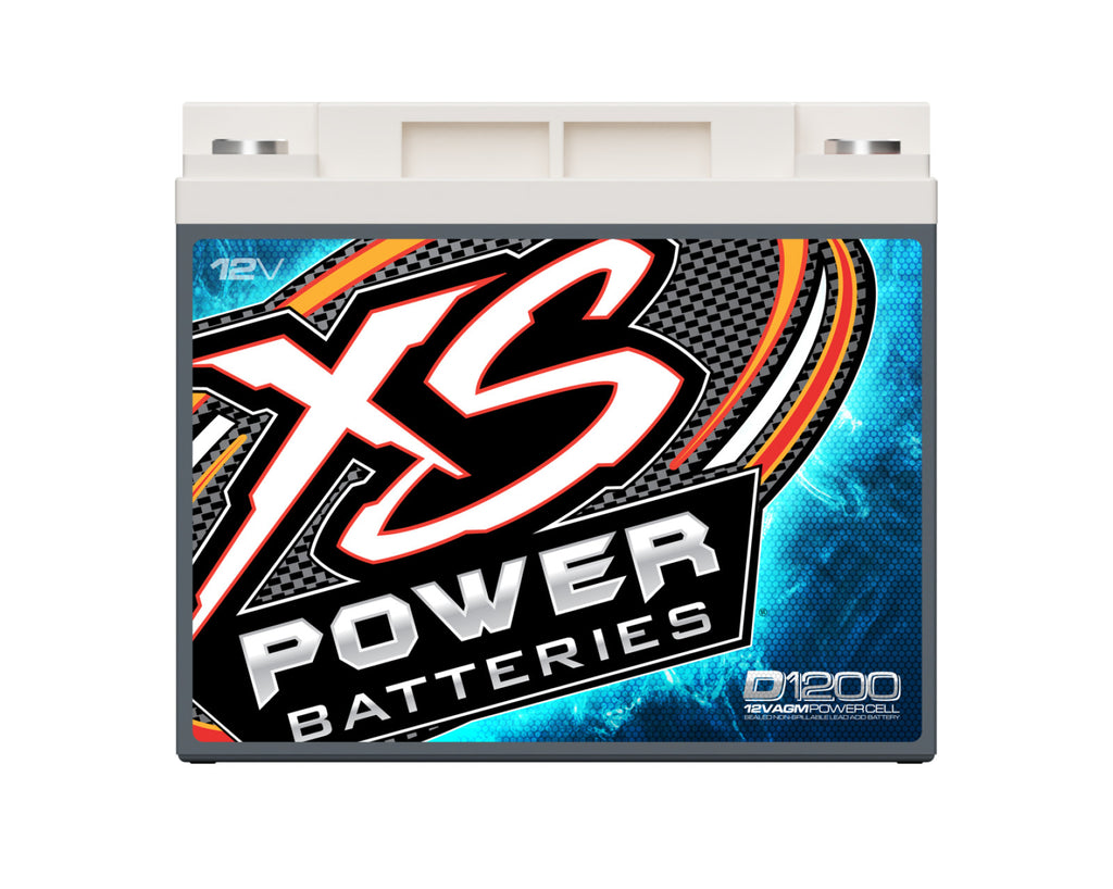 XS Power Batteries 12V AGM D Series Batteries - M6 Terminal Bolts Included 2600 Max Amps
