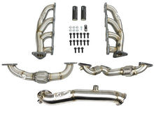 Load image into Gallery viewer, aFe Twisted Steel Headers Up-Pipes &amp; Down-Pipe 11-15 GM Diesel Trucks V8-6.6L (td) LML
