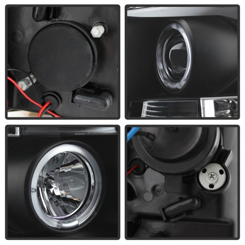 SPYDER 5009494 FITS 5009494 - Spyder Chevy Silverado 1500 07-13 Projector Headlights LED Halo LED Blk PRO-YD-CS07-HL-BK