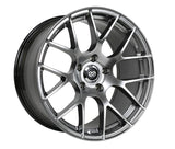 Enkei 467-880-1242HS - Raijin 18x8 42mm Offset 5x120 Bolt Pattern 72.6 Bore Diamter Hyper Silver Wheel