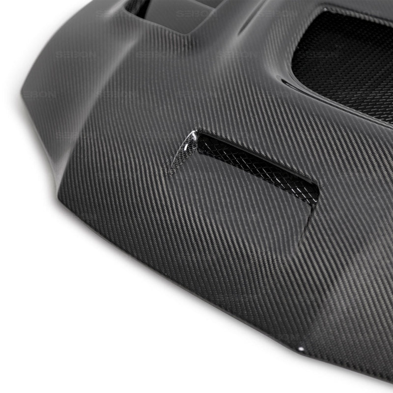 Seibon HD0305MITEVO8-CW FITS 03-07 Mitsubishi Evo 8 & 9 CW Carbon Fiber Hood