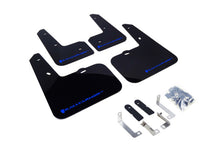 Load image into Gallery viewer, Rally Armor MF24-UR-BLK/BL FITS: 12-13 Hyundai Veloster UR Black Mud Flap w/ Blue Logo