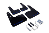 Rally Armor MF24-UR-BLK/BL FITS: 12-13 Hyundai Veloster UR Black Mud Flap w/ Blue Logo