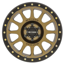 Load image into Gallery viewer, Method Wheels MR30589060900 FITS MR30589060900 -Method MR305 NV 18x9 0mm Offset 6x5.5 108mm CB Method Bronze/Black Street Loc Wheel