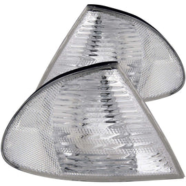 ANZO - [product_sku] - ANZO Corner Lights 1999-2001 BMW 3 Series E46 Euro Corner Lights Chrome - Fastmodz