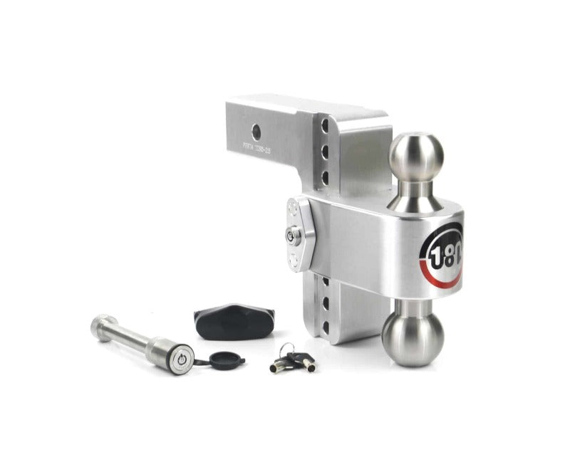 Weigh Safe LTB6-2.5-KA FITS 180 Hitch 6in Drop Hitch & 2.5in Shank (10K/18.5K GTWR) w/WS05 - Aluminum