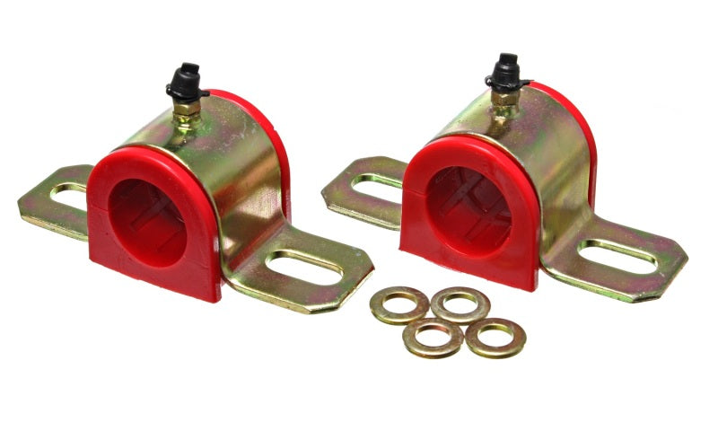 Energy Suspension 9.5161R - All Non-Spec Vehicle Red Greaseable 1 inch Front Sway Bar Bushings
