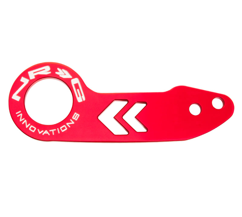 NRG TOW-110RD - Universal Rear Tow Hook Anodized Red