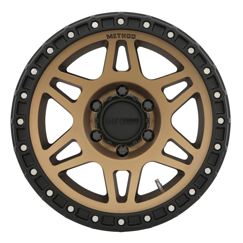 Method Wheels MR31278560900 - Method MR312 17x8.5 0mm Offset 6x5.5 106.25mm CB Method Bronze/Black Street Loc Wheel