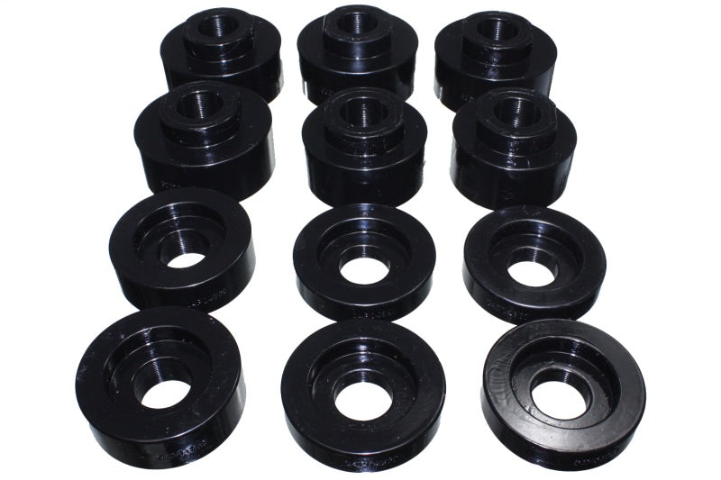 Energy Suspension 4.4125G FITS 08-16 Ford F-250/F-350/F-450/F-550 Super Duty STD/Super Cab Black Body Mount Set