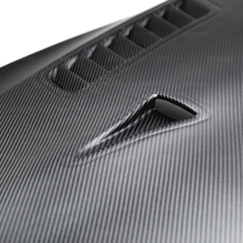 Seibon HD0910NSGTR-ES-DRY FITS 09-15 Nissan Skyline R35 GT-R ES Style Dry Carbon Fiber Hood