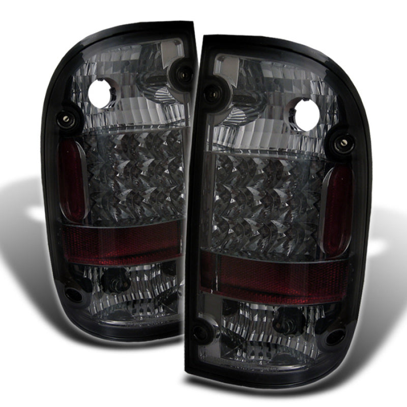 SPYDER 5007889 - Spyder Toyota Tacoma 01-04 LED Tail Lights Smoke ALT-YD-TT01-LED-SM