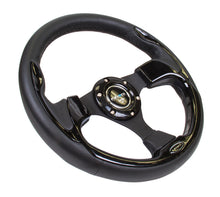 Load image into Gallery viewer, NRG Reinforced Steering Wheel (320mm) Blk w/Gloss Black Trim - free shipping - Fastmodz