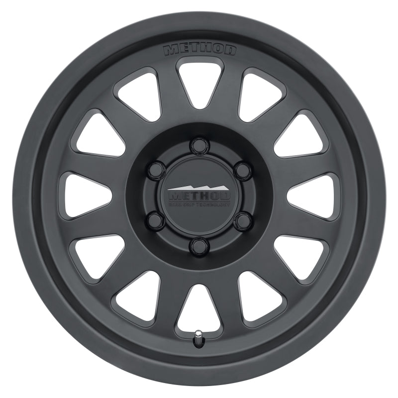 Method Wheels MR70478555500 -Method MR704 17x8.5 0mm Offset 5x5.5 108mm CB Matte Black Wheel