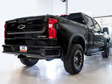 Load image into Gallery viewer, AWE Tuning 3015-31972 FITS 22-23 GMC Sierra 1500 AT4X 6.2L 0FG Catback Split Dual (Flat Bumper) - Bashguard(No Tips)