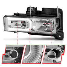 Load image into Gallery viewer, ANZO 111499 FITS 1999-2000 Cadillac Escalade Crystal Headlights