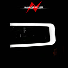 Load image into Gallery viewer, ANZO 111549 FITS 111549 FITS 99-04 Ford F250/F350/F450/Excursion (excl. 99) Crystal Headlightsw/ Light Bar Black Housing