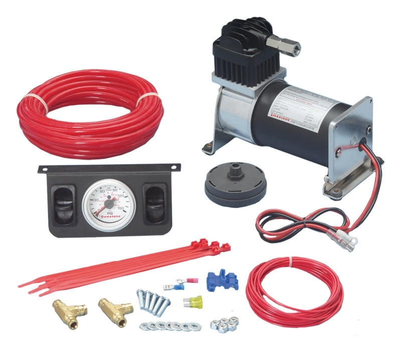 Firestone 2219 - Air-Rite Air Command II Heavy Duty Air Compressor System w/Dual Analog Gauge (WR1760)