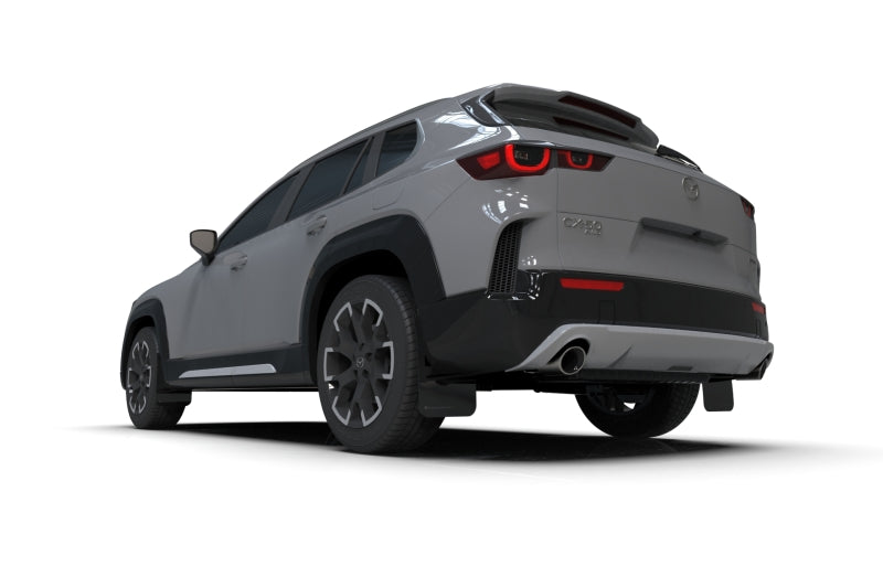 Rally Armor MF107-UR-BLK-RD FITS:2024 Mazda CX-50 Black UR Mud Flap W/Red Logo (Will Not Fit CX-5)