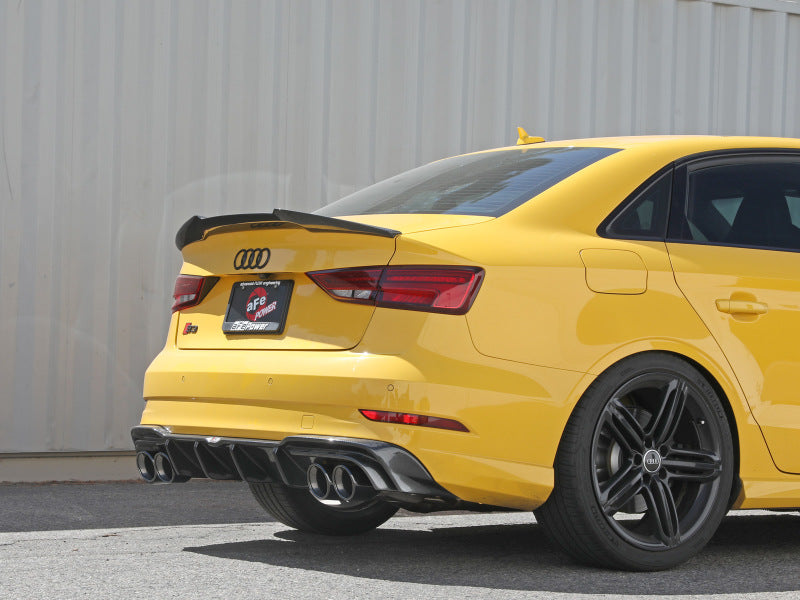 aFe 49-36442-B FITS MACHForce XP 3in-2.5in 304SS Exhaust Cat-Back 15-20 Audi S3 L4-2.0L (t) - Black Tips