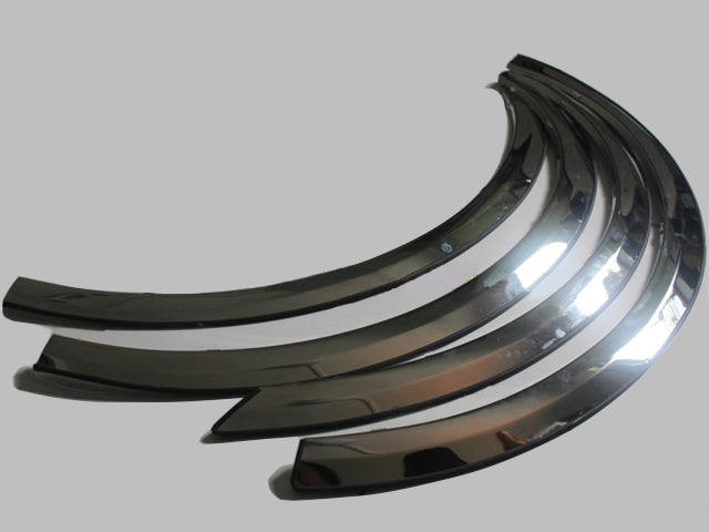 QAA Chrome Wheel Well Fender Trim For 2007-2013 Toyota Tundra - 2-door 4-door Pickup Truck