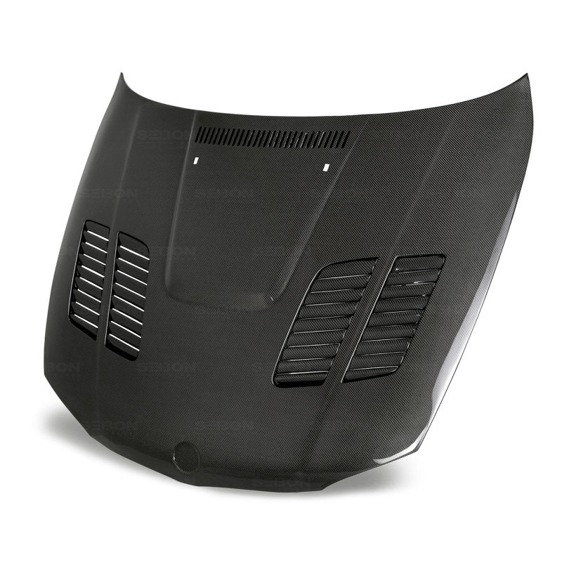 Seibon HD0809BMWE822D-GTR FITS 08-11 BMW 1 Series (E81/E82) 2DR/HB GTR-Style Carbon Fiber Hood