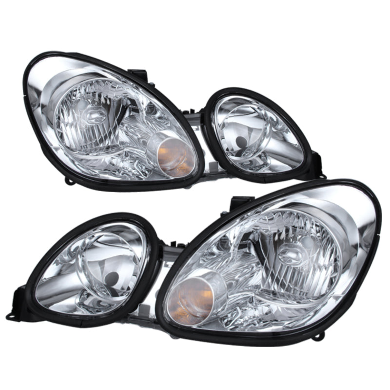 SPYDER 9026928 - Xtune Lexus GS300/GS400/GS430 98-05 Halogen Only Crystal Headlights Chrome HD-JH-LGS98-C