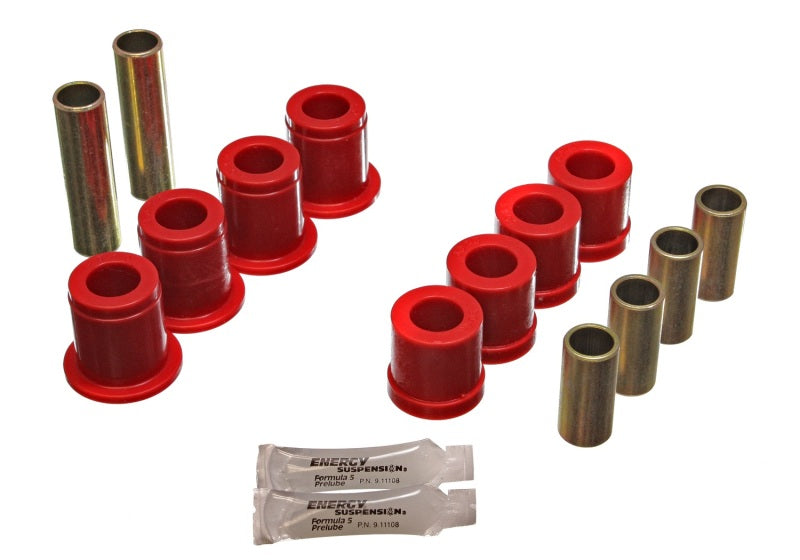 Energy Suspension 7.3102R - 87-95 Nissan Pathfinder 2WD/4WD Red Front Control Arm Bushing Set