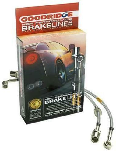 Goodridge STY0010-4 - 90-94 Toyota MR2 (SW20) & Turbo Stainless Steel Braided Brake Lines