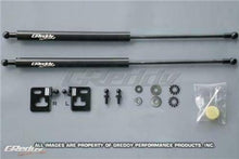 Load image into Gallery viewer, GReddy 18560101 - 05-07 Subaru WRX/STi Engine Hood Lifter Kit (Designed for OEM weight hoods.)