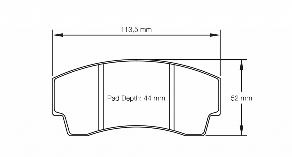 Pagid Racing 2127 RST3 Compound Brake Pads