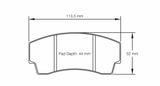Pagid Racing 2127 RST3 Compound Brake Pads
