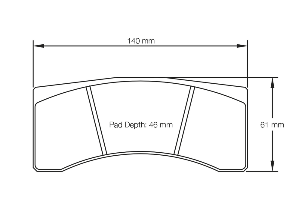 Pagid Racing 1617 RST1 Compound Brake Pads