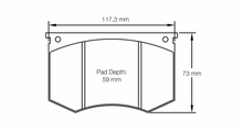 Load image into Gallery viewer, Pagid Racing AC Greyhound / Ford GT RSH29E Front Brake Pads