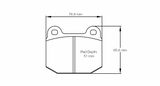 Pagid Racing 4507 RSH42 Compound Brake Pads