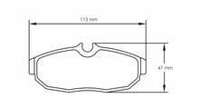 Load image into Gallery viewer, Pagid Racing 8113 RST4 Compound Brake Pads