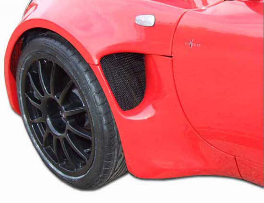 Reverie Lotus Elise S2 GRP Front Wheel Arch Kit (External Flange) + 40mm