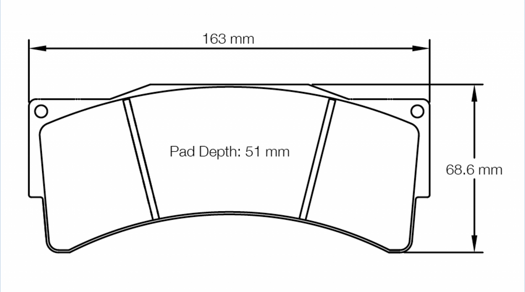 Pagid Racing 8233 RSL19 Compound Brake Pads