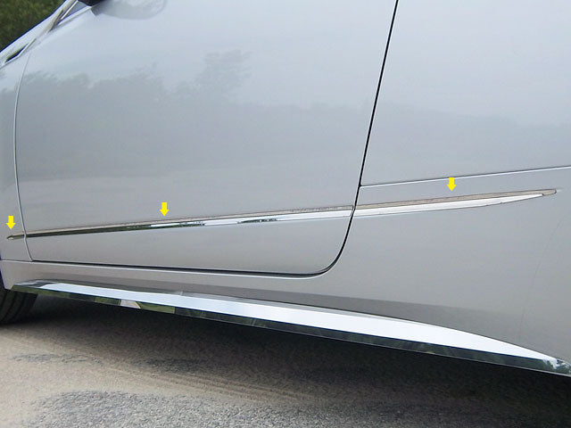 QAA Chrome Molding Inserts For 2011-2014 Cadillac CTS Coupe - 2-door Coupe