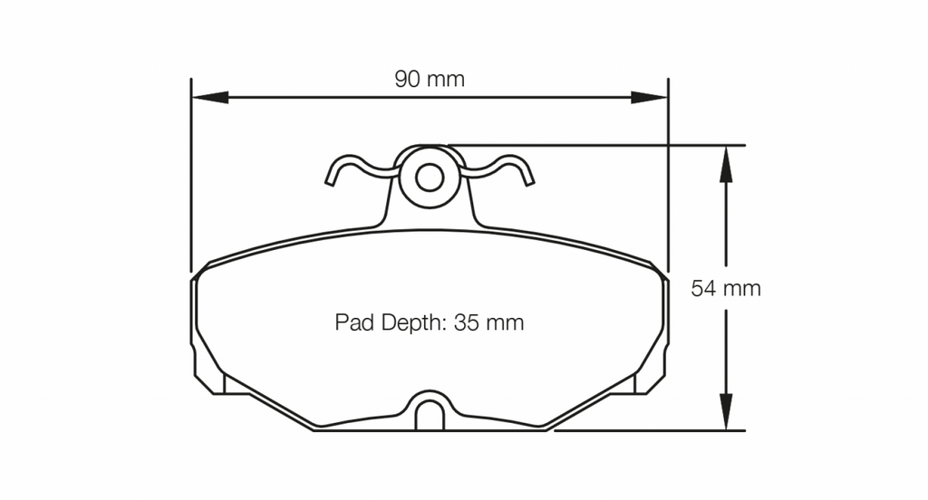 Pagid Racing Caterham Seven Range RS42 Rear Brake Pads