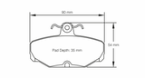 Pagid Racing Caterham Seven Range RS42 Rear Brake Pads