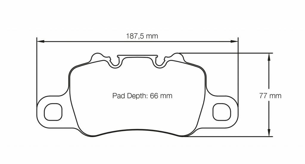 Pagid Porsche 918, 991 GT3/RS, R, Turbo, Turbo S, 991.2 GTS/3/RS, Cayman GT4 RST1 Rear Brake Pads