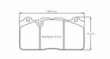 Load image into Gallery viewer, Pagid Brake Pad Set, Brembo 6 pot OE. Camaro Z28, Corvette, C7 Z06 Front Brakes