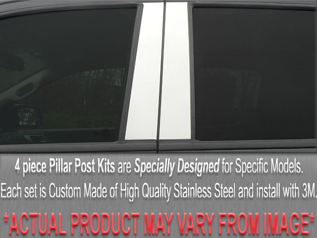 QAA Chrome Pillar Posts For 1990-1994 Lexus LS400 - 4-door Sedan