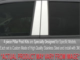 QAA Chrome Pillar Posts For 1990-1994 Lexus LS400 - 4-door Sedan