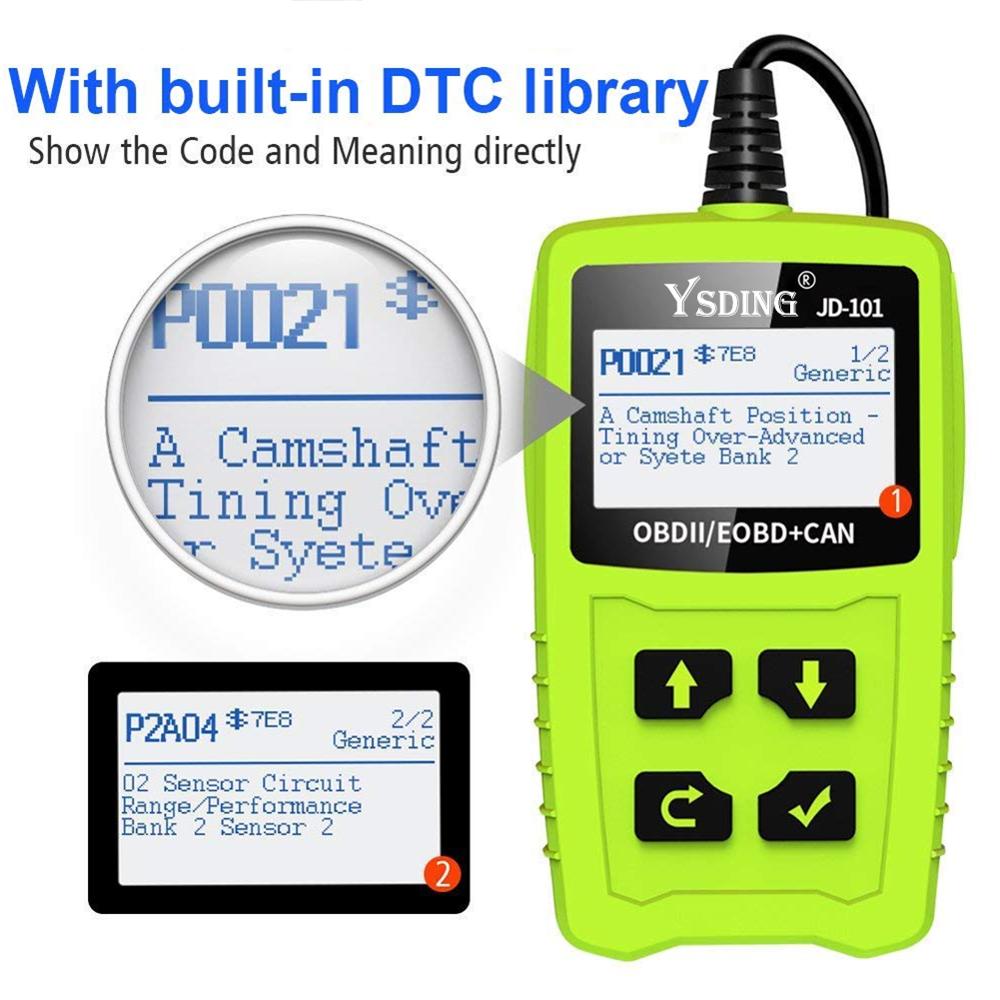 Innovative Performance - [product_sku] - YSDING 101 OBD2 Automotive Scanner OBD Car Diagnostic Tool in Russian Code Reader Universal OBD2 Scanner Better than ELM327 - Fastmodz