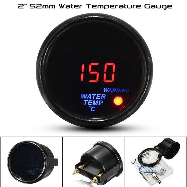 Innovative Performance - [product_sku] - Gauge 2" 52mm Turbo Boost Oil Pressure Oil Temperature Water Temperature Tachometer Voltage Gauge Digital LED Display Car Meter - Fastmodz