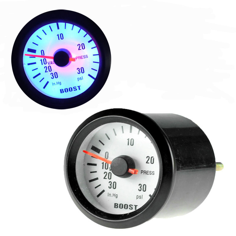 Innovative Performance - [product_sku] - Gauge 2 inch 52mm Car Gauge Turbo Boost Gauges Psi Bar Water Temperature Oil Pressure Volt Tachometer Pointer Meter Blue Light 12V - Fastmodz