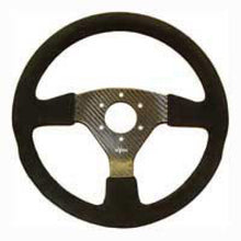 Load image into Gallery viewer, Reverie Rally 350 Carbon Steering Wheel - MOMO/Sparco/OMP Drilled, Alcantara Trimmed